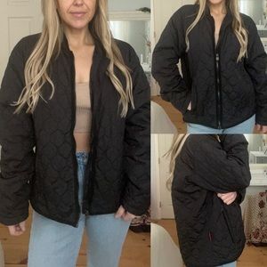 Burton Quilted Coat Jacket L black